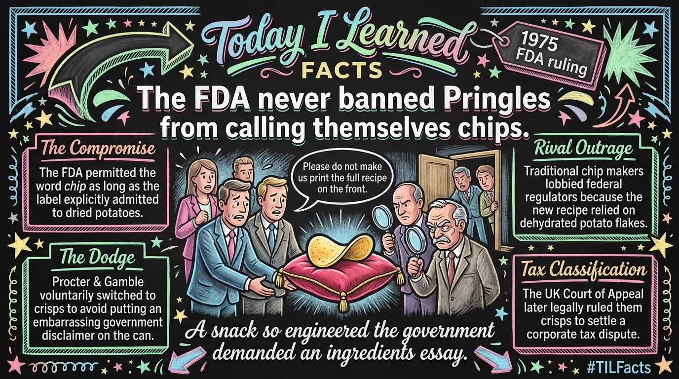 Did the FDA Legally Rule That Pringles Aren't Potato Chips?