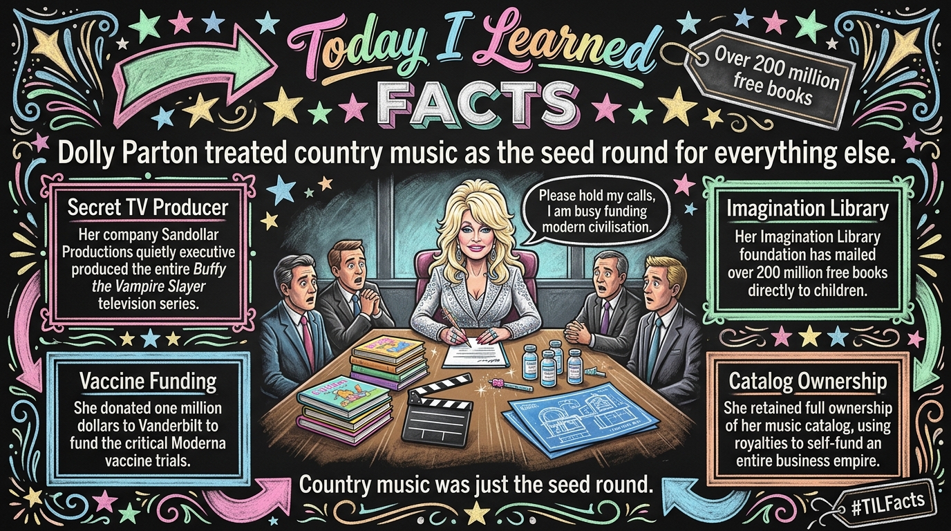 Beyond her legendary music career, Dolly Parton has mailed over 200 million free books to children and helped fund a breakthrough COVID-19 vaccine.