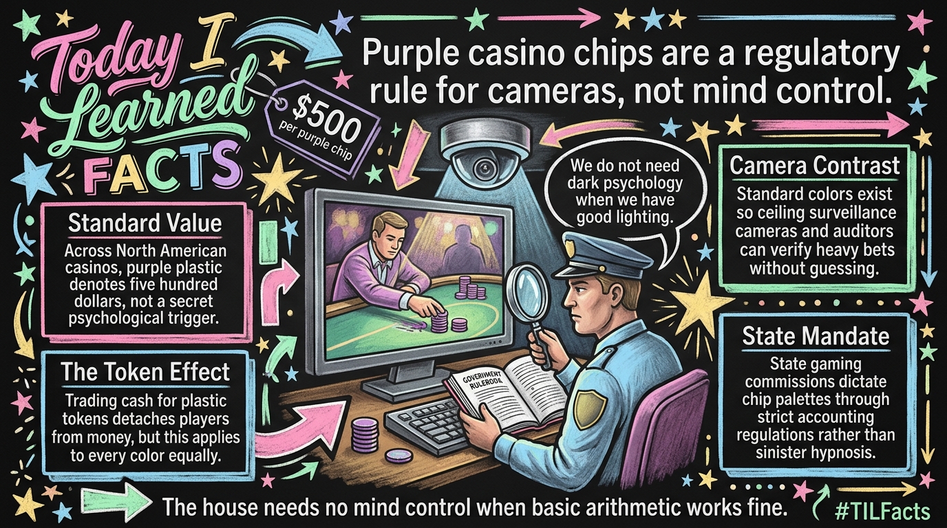 The Myth That Casinos Use Purple Chips to Trick You Into Spending More