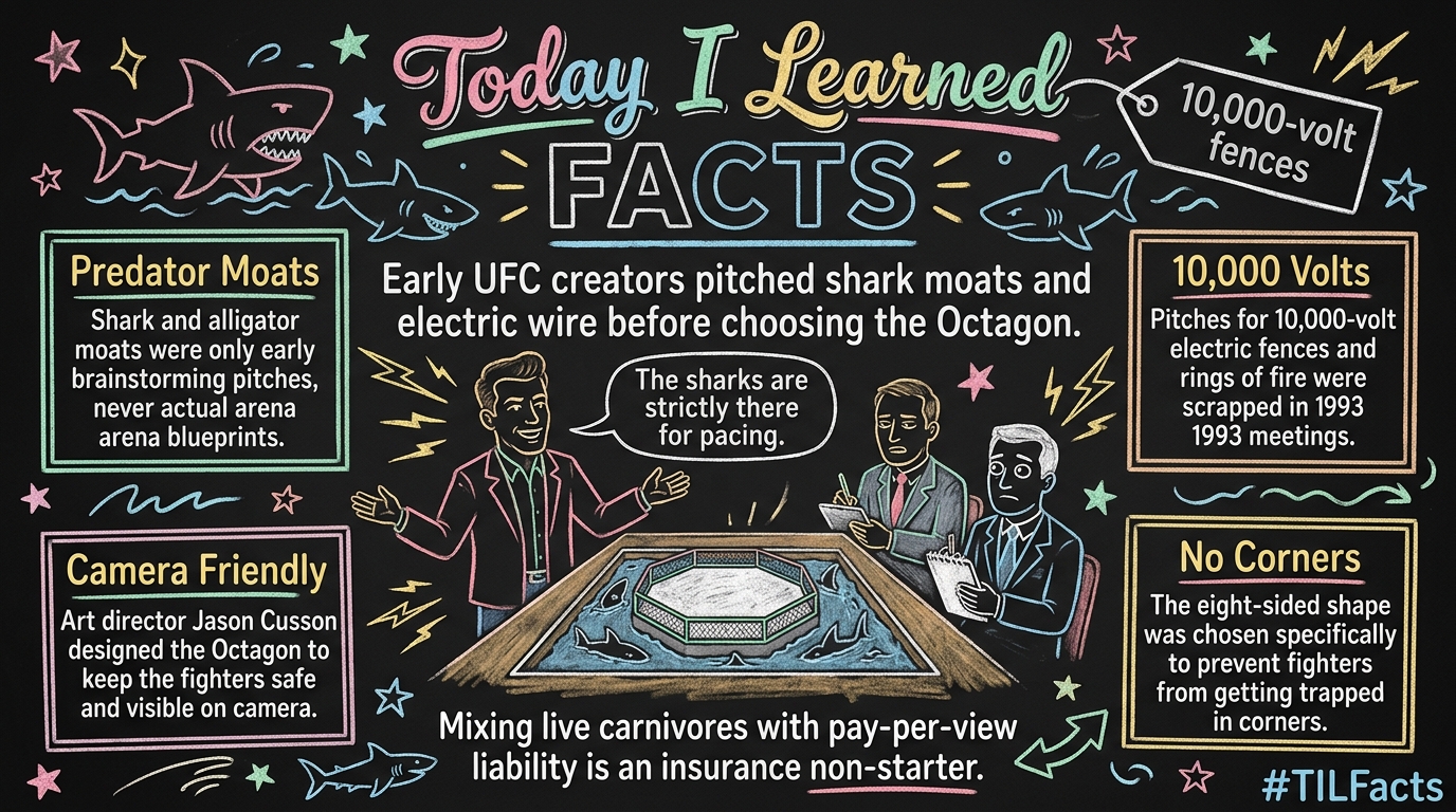 Did UFC Almost Have a Shark Moat? The True Story