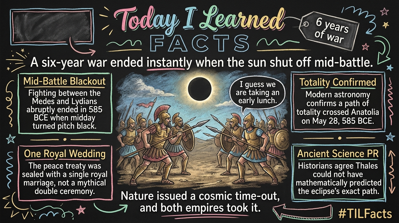 The Solar Eclipse That Ended a 6-Year War on the Spot